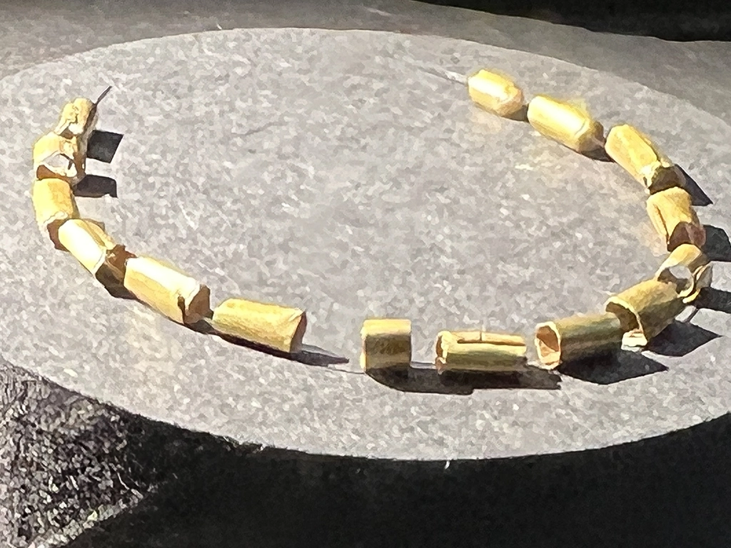 Bronze Age: A Golden Age for Jewellery - Gold beads
